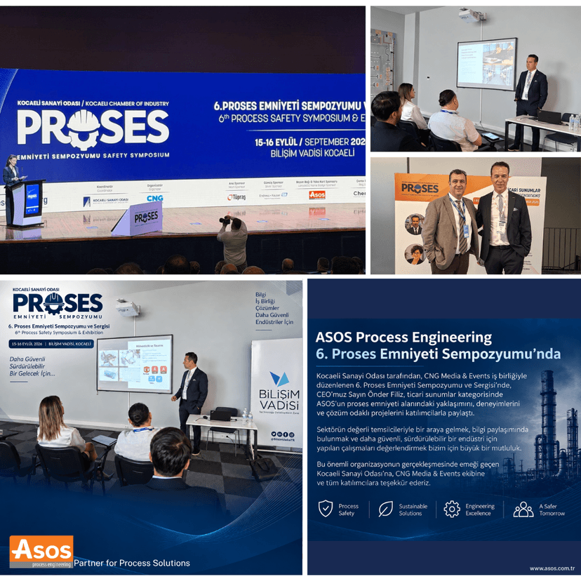 6. Proses Emniyeti Sempozyumu ve Sergisi’ne ASOS Proses olarak katılım sağladık. 